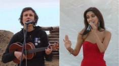 Ca sĩ nga Yulia Chicherina (trái) và Zara (phải)