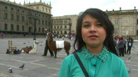 Joven en Bogotá