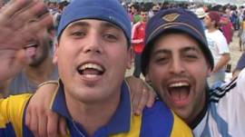 Hinchas argentinos