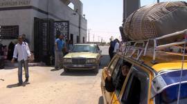 Cruce fronterizo de Rafah, entre Gaza y Egipto