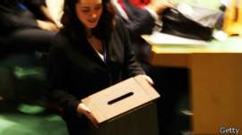 Urna de la votación