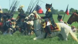 'Napoleon' trong trận chiến ở Ligny được tái hiện nhân tuần lễ kỷ niệm 200 năm trận Waterloo