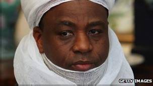 Le Sultan de Sokoto, chef des musulmans du Nigeria, Muhammad Sa'ad Abubakar