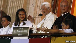 Papa benedicto XVI en México
