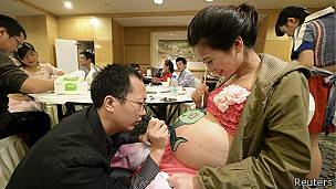 Embarazada china