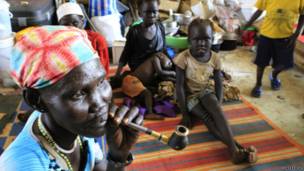 Refugiados no Sudão do Sul. Foto: Reuters