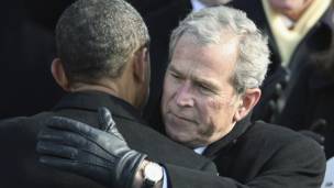 Obama y Bush (archivo)