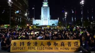 Protesto em Hong Kong (Getty)