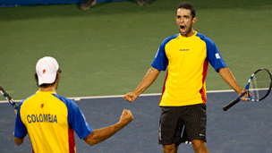 Equipo colombiano de Copa Davis (foto: Getty)