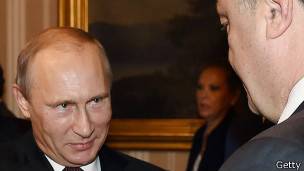 Putin y Poroschenko