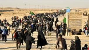 Waumini wakielekea Karbala