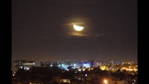 Foto de una lectora de BBC Mundo por el tema “noche”