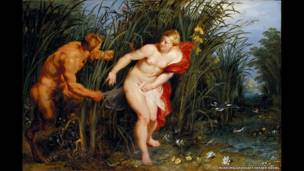 Pan y Syrinx. 1617. Rubens. 