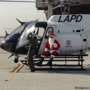 Ação da polícia com Papai Noel | Foto: Divulgação