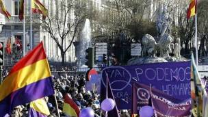 Maandamano ya POdemus mjini Madrid