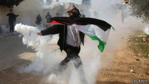 Manifestante palestino