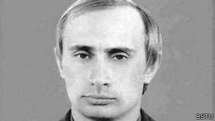 Un joven Vladimir Putin