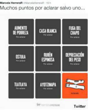 Mensaje en Twitter sobre la etiqueta Calcetagate.