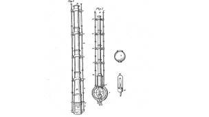 Planos de la patente de Sarah Matter de 1845. Su invento se ha desarrollado mucho.
