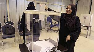 Votante en Arabia