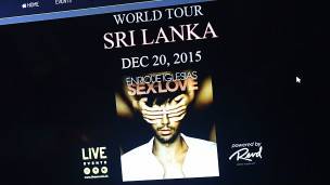 Imagen de la web de la gira de Enrique Iglesias