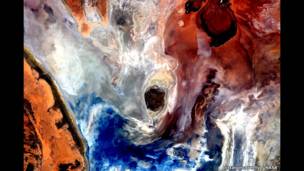 Вид Земли из космоса