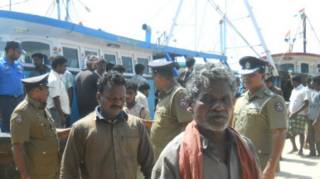இலங்கையில் கைதான இந்திய மீனவர்கள் (ஆவணப்படம்)