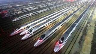 Trens de alta velocidade na China - Foto: Reuters