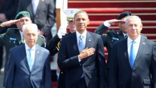 Presiden Obama, Netanyahu dan Peres