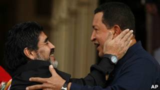 Maradona, Chávez