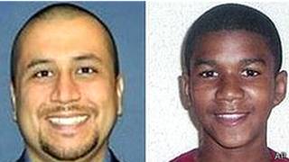 George Zimmerman (izq.) y Trayvon Martin
