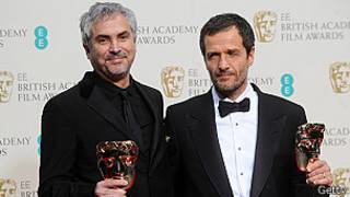Alfonso Cuarón y David Heyman