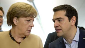 Anglea Merkel y Alexis Tsipras