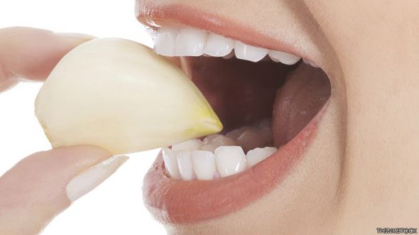 Comiendo ajo