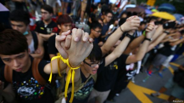 香港抗议者