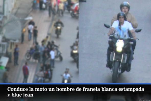 Hombres en moto