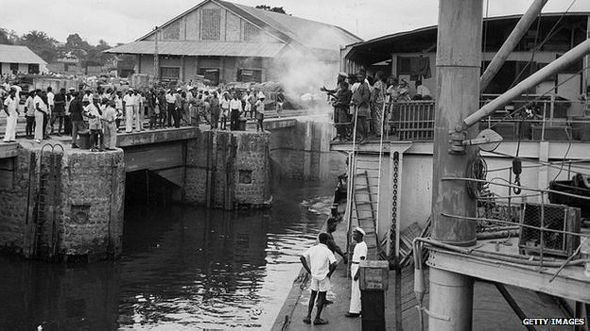 Kinshasa en la década de los 20. 