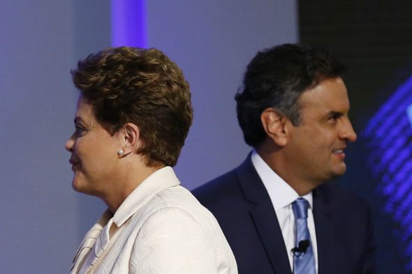 Dilma e Aécio / Crédito: Reuters