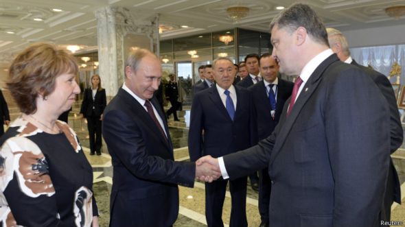 Путин, Порошенко и Назарбаев