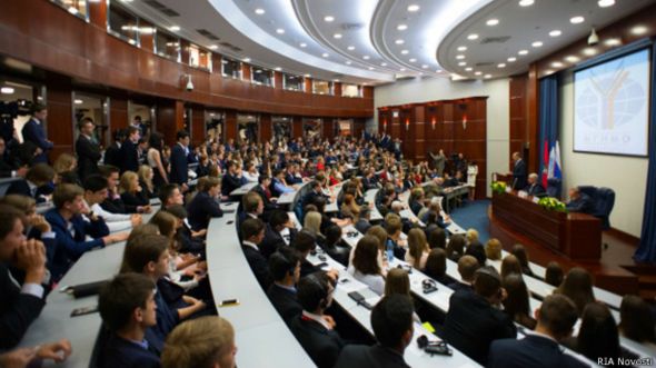 Студенты МГИМО на встрече с Сергеем Лавровым