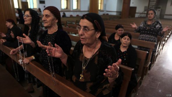 Cristãos iraquianos (EPA)