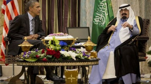 Barack Obama y el rey Abdalá