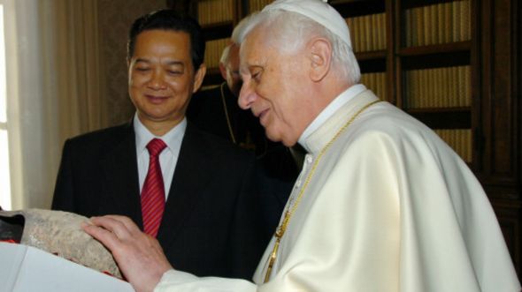 Thủ tướng Nguyễn Tấn Dũng và Giáo hoàng Benedict XVI