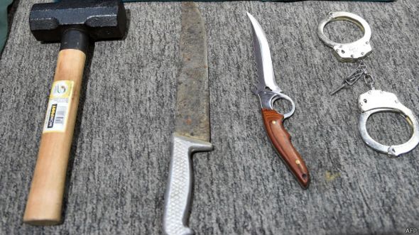As armas do serial killer brasileiro