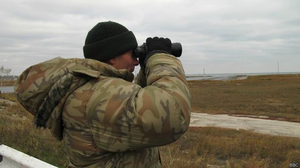 охотник в Приазовье