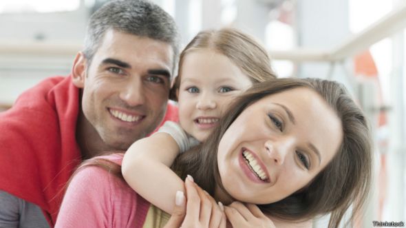 Familia feliz.