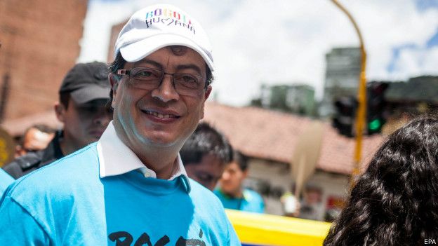 El exalcalde de Bogotá Gustavo Petro