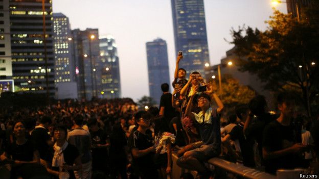 Protestas de Hong Kong.
