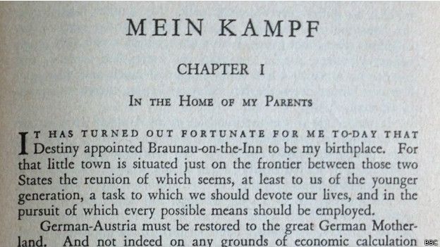 First paragraph of Mein Campf in English