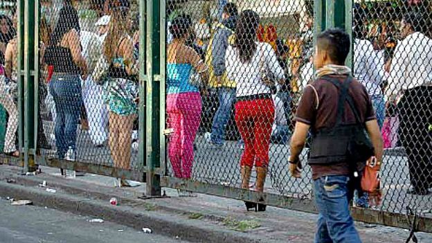 Prostitución en el barrio La Merced, foto cortesía Reintegra.